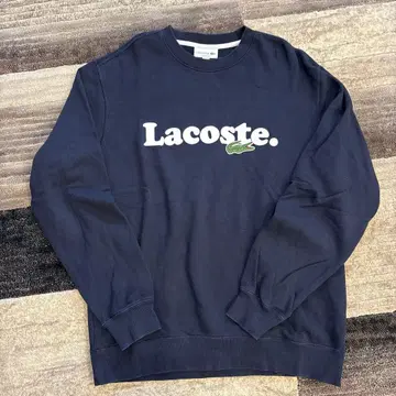 Lacoste 네이비 맨투맨