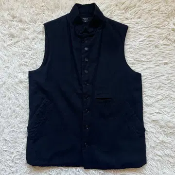 REMILLA 코튼 울 베스트 일본제 베스트 네이비