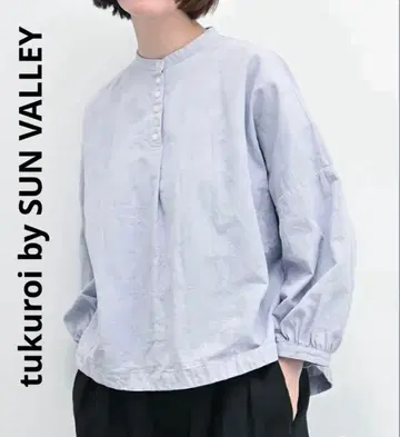 tukuroi by SUN VALLEY 츠쿠로이 제품 염색 돌먼 블라우스
