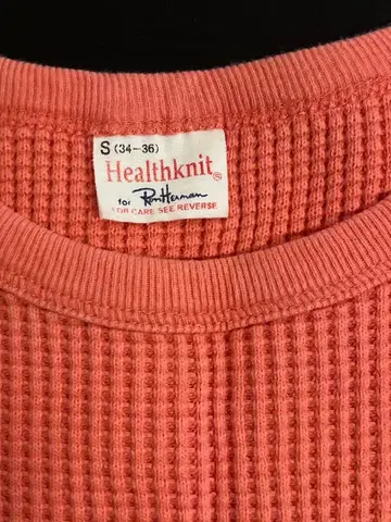 론 헤르만 헬스니트 별주 두툼한 헤비 써멀 롱T셔츠 USA S