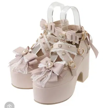 리즈리사 크로스 스트랩 리본 펌프스