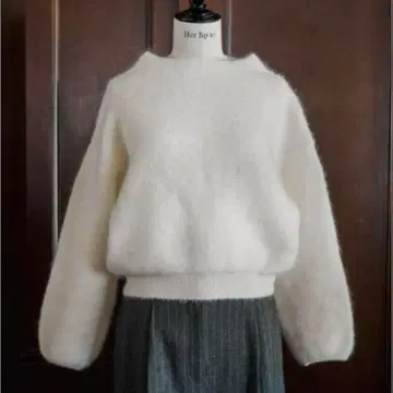 Herlipto Mohair Blend Knit Pullover
