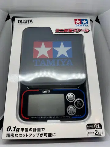 타미야 타니타 콜라보 미니 사륜구동 디지털 체중계