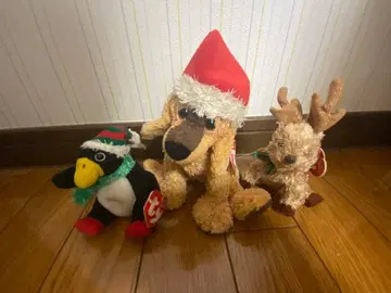 Ty 크리스마스 봉제 인형 3개 세트