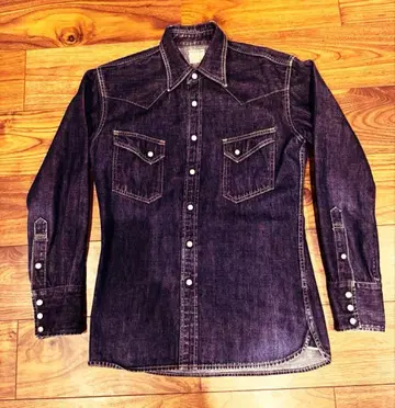 THE FLAT HEAD 데님 셔츠 사이즈 38