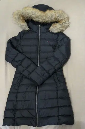 HILFIGER DENIM 네이비 롱 다운 자켓 xs