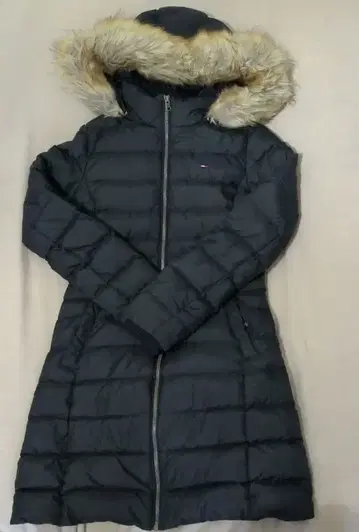 HILFIGER DENIM 네이비 롱 다운 자켓 xs