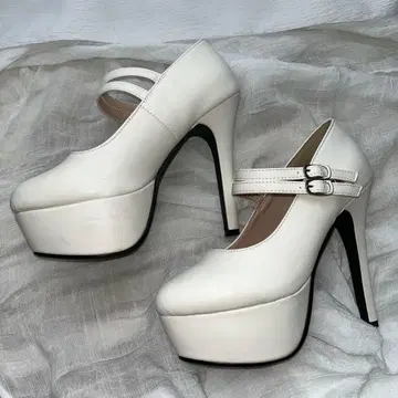 웨딩 캬바 파티 하이힐 15cm S(22.5cm) 스트랩 포함