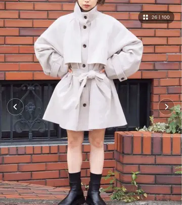 tiptop 미들 기장 트렌치코트