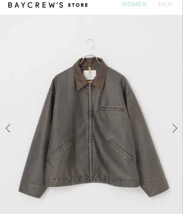 [ PLANET OF EARTH ] 페이드 가공 인조 가죽 블루종