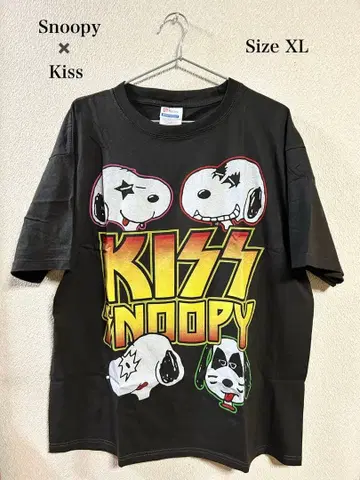 Snoopy x Kiss T셔츠 미사용 새상품 XL 사이즈