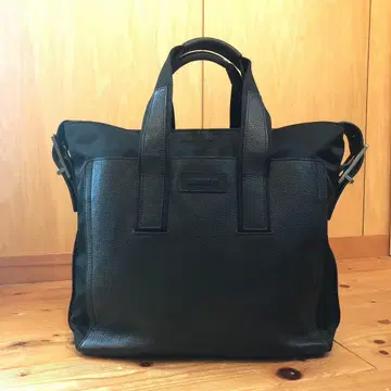 a.testoni 비즈니스 백 숄더백 블랙 가죽