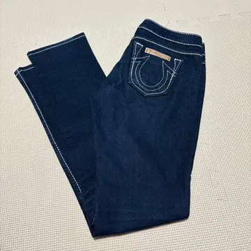 트루릴리전 다크 블루 스키니 데님 23