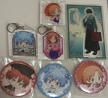 암살교실 캔뱃지 아크릴 키링 아크릴 스탠드 총 7개 세트