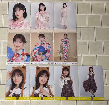 노기자카46 브로마이드 시바타 유나 3컴프 묶음 판매