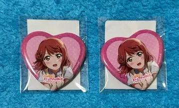 러브 라이브 니지가사키 제비뽑기당 하트형 캔뱃지 우에하라 아유무 아유무