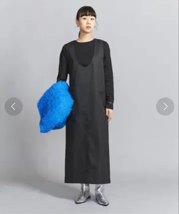 BEAUTY&YOUTH 트윌 U넥 오버롤 스커트 S