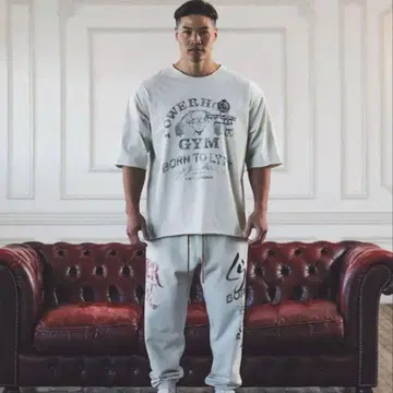 LYFT 리프트 파워 하우스 콜라보T 아이보리 구제 의류 XL