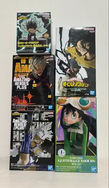 나의 히어로 아카데미아 피규어 세트 데쿠 카츠키 미르코 장마