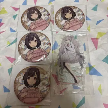 프로세카 하피콜렉션 캔뱃지 아크릴 스탠드 에나 니고미쿠