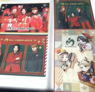 Mrs.GREEN APPLE 오리지널 비주얼 시트 4종류