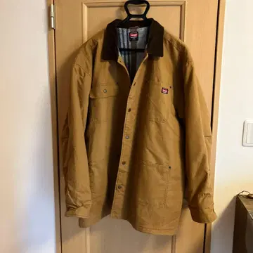 Wrangler 3XL/3XG 베이지 긴팔 셔츠 자켓