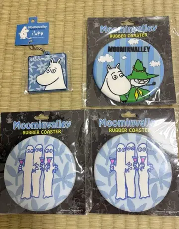 무민 러버 코스터 키링 4개 세트 재고 정리 염가 판매