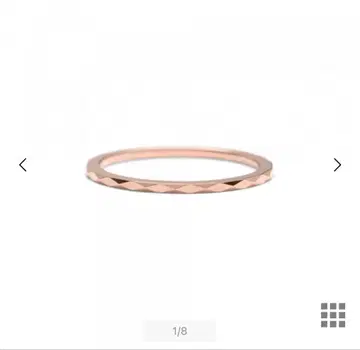 [ BLOOM ] 새상품 미사용 실버 핑크 골드 도금 반지 7호