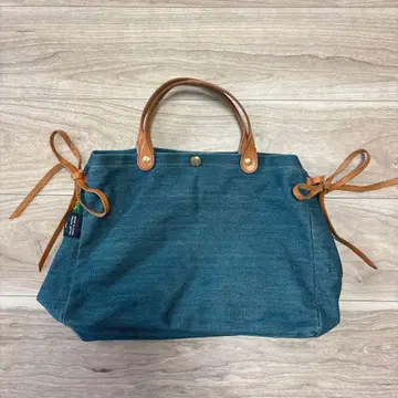 일비종떼 IL BISONTE 리본 토트 데님