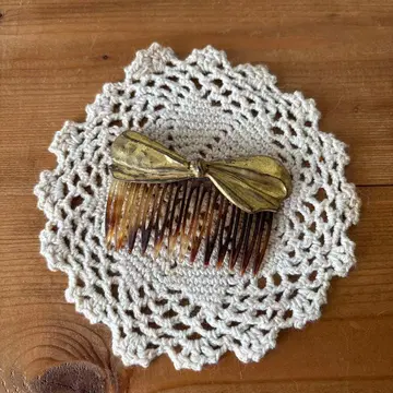 프랑스제 앤티크 리본 빗