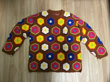 doublet 21SS 핸드 크로셰 베어 풀오버