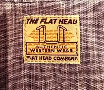 THE FLAT HEAD 샴브레이 셔츠 사이즈 38
