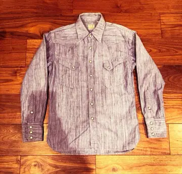 THE FLAT HEAD 샴브레이 셔츠 사이즈 38