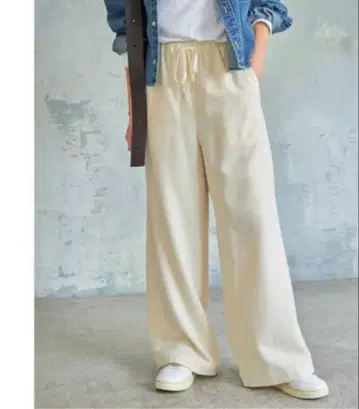 스픽앤스팬 트위드 이지 팬츠