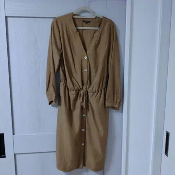 쉽스 긴팔 셔츠 원피스