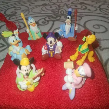 미키와 친구들 칠복신 피규어 입상