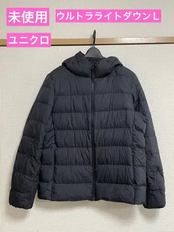 [ 미사용 ] UNIQLO ULTRA LIGHT DOWN 블랙 L 사이즈