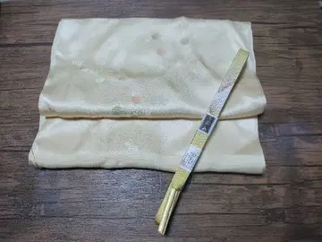 포멀 오비 장식 천 고구려 허리띠 세트 연한 노란색