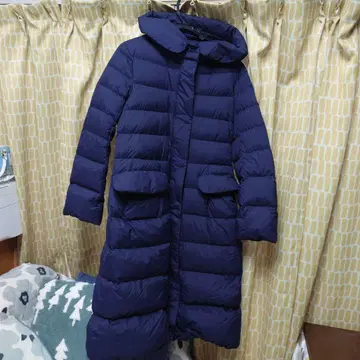 유니클로 J 울트라 라이트 다운 코트 네이비 M