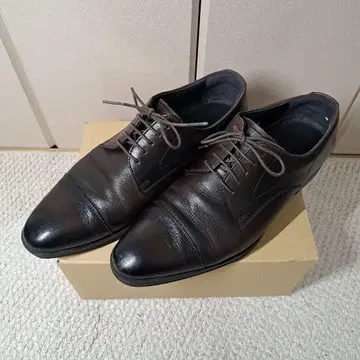 green label relaxing 가죽 신발 다크 브라운 25.5cm