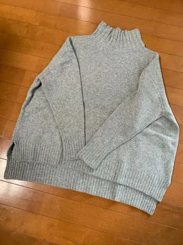 icb 캐시미어 혼방 니트 그레이