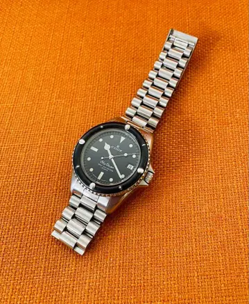 레어템 작동품 에독스 EDOX 스카이다이버 손목시계 빈티지