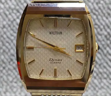 [ 가동품 ] WALTHAM Dynax 남성용 손목시계 쿼츠 골드 컬러