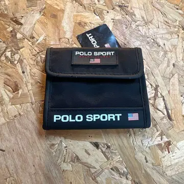 미사용 90s' POLO SPORT 지갑 랄프 로렌 블랙