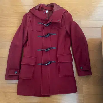 버건디 더플 코트 사이즈 2