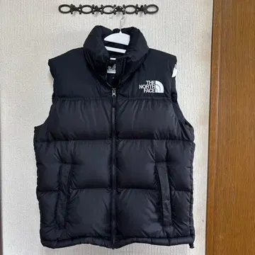 새상품급 THE NORTH FACE 블랙 다운 베스트 M 블랙