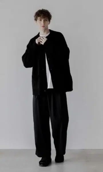 remer 블랙 가디건 L 사이즈