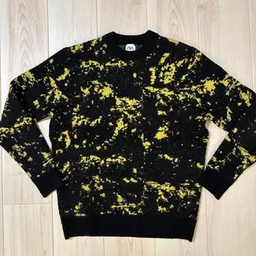 ZARA 니트 스웨터 패턴 자라 랜덤 무늬