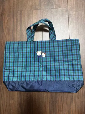 파밀리아 familiar 레슨 백 체크 무늬