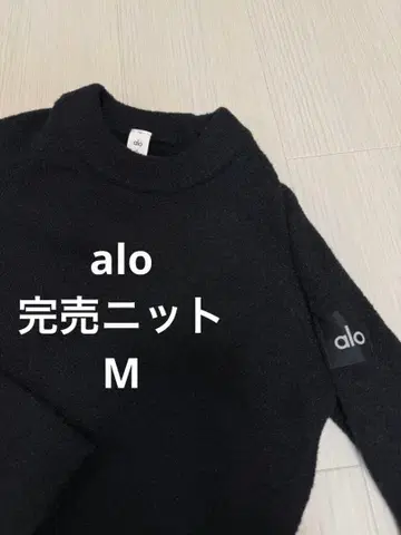 [일본 미입고] Alo Yoga 스탠드 카라 크롭 니트